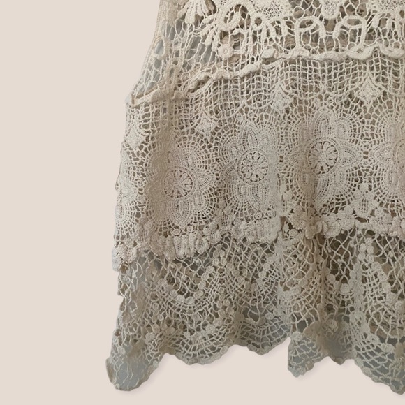 Double Zero Crochet Cotton Top - Picture 3 of 6